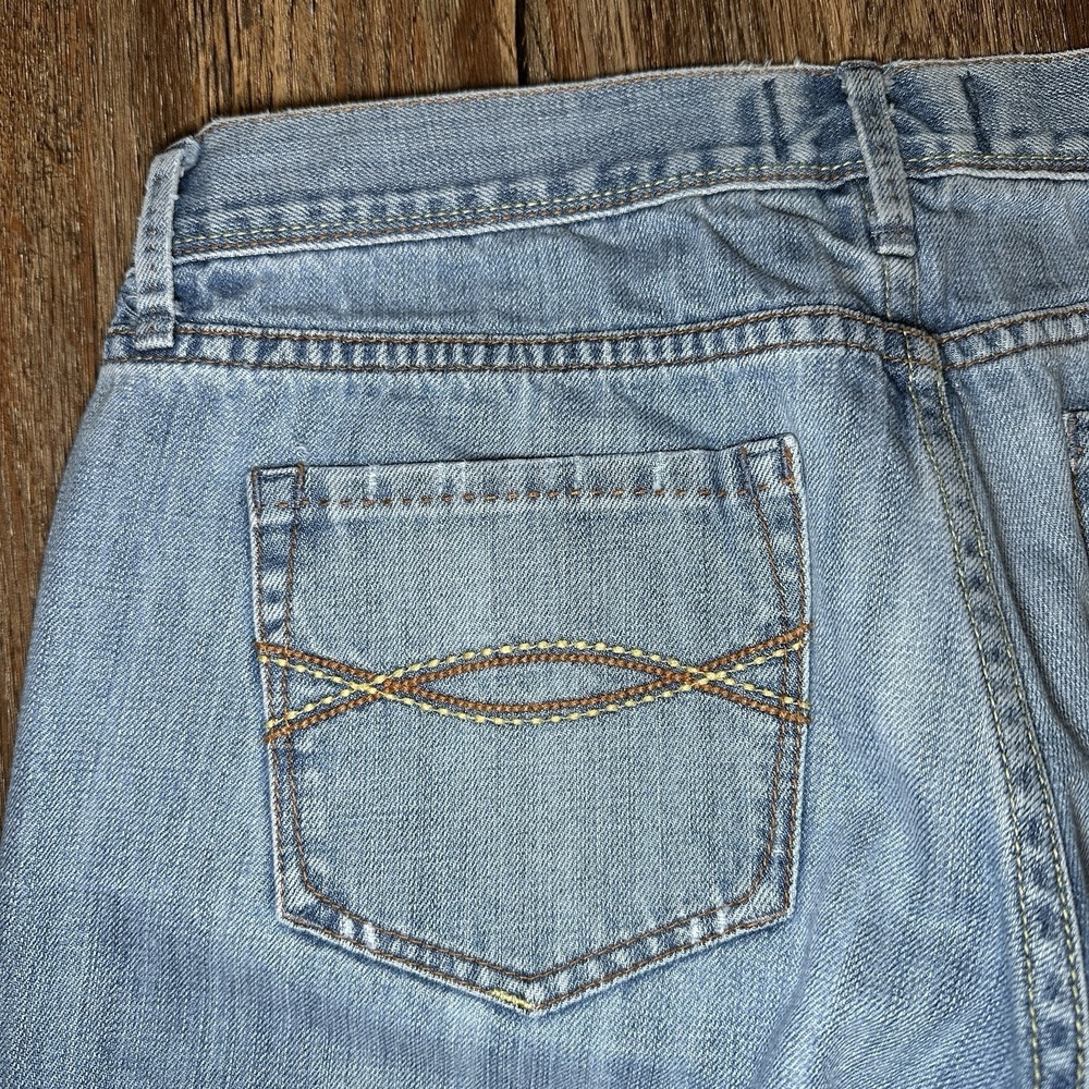 Abercrombie & Fitch Women's 8 Bootcut Light Wash Blue Jeans Y2K Vintage 90s - Picture 5 of 8